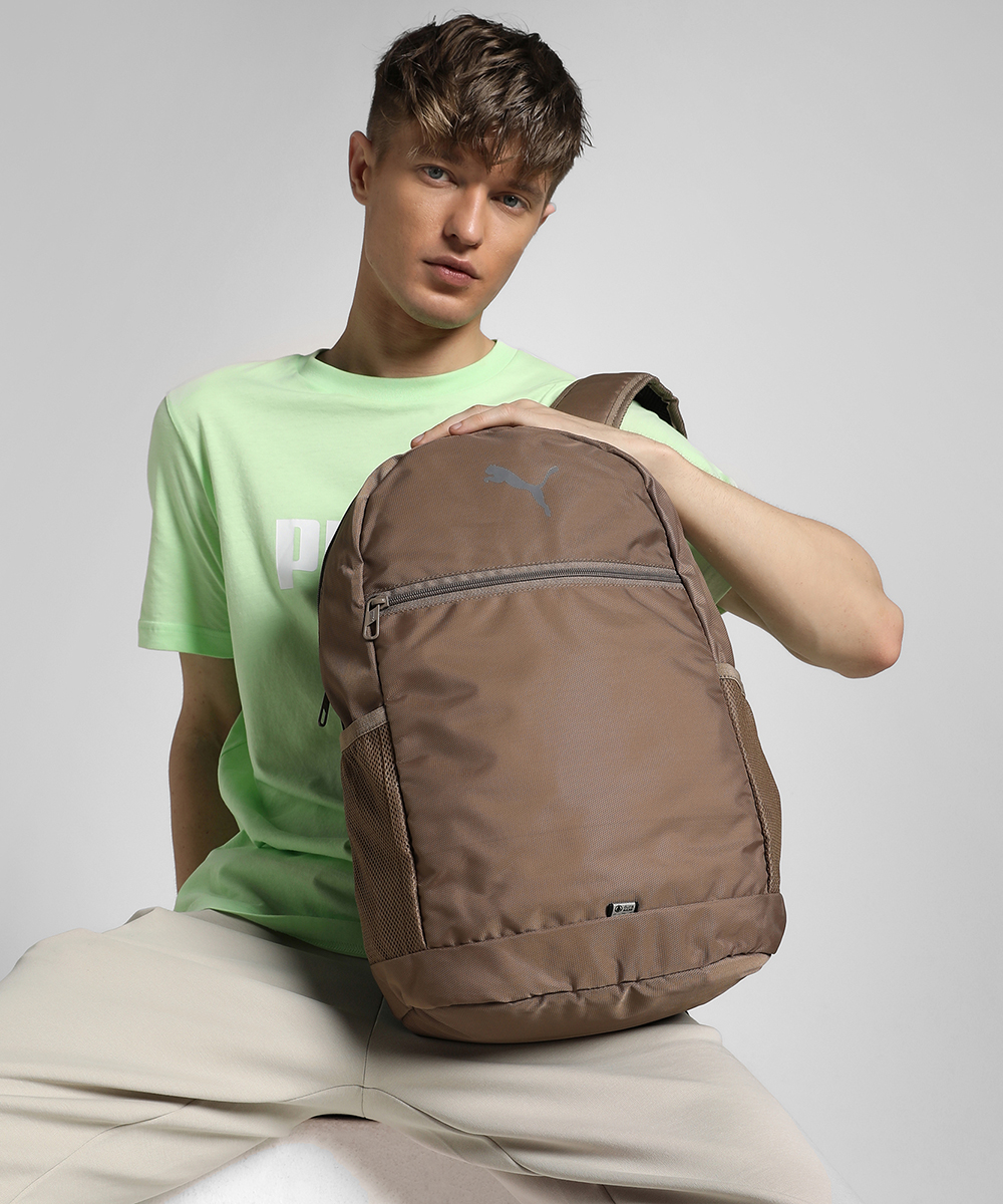 PUMA Unisex Solid Brown Backpack